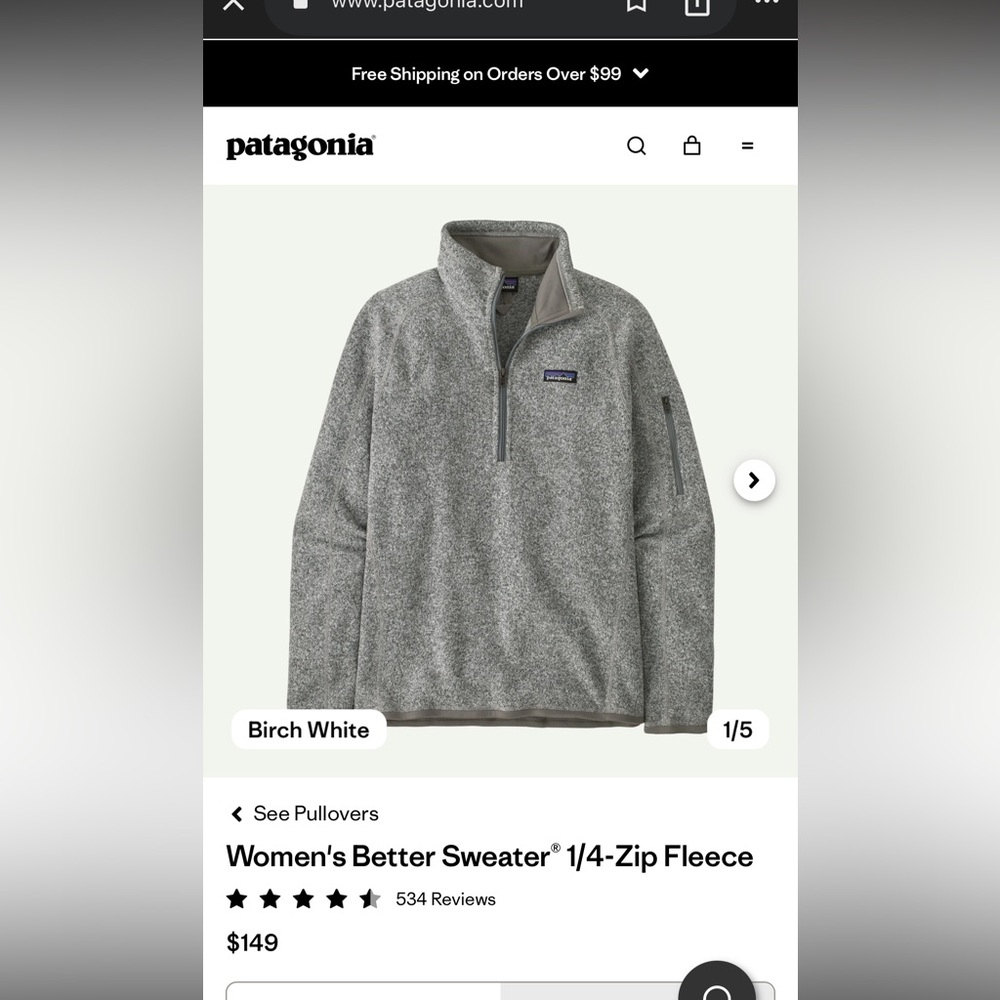 Patagonia Better Sweater